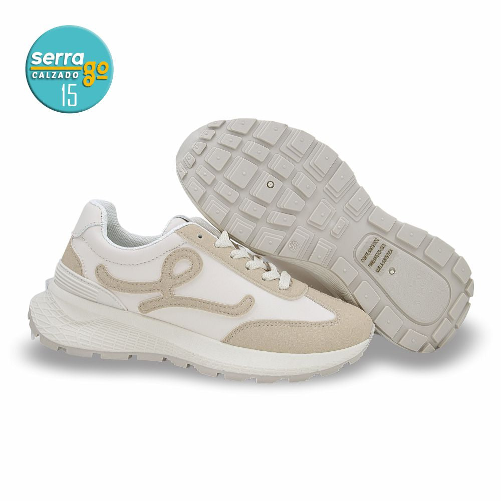 CALZADO URBANO ESTILO 719 COLOR BEIGE