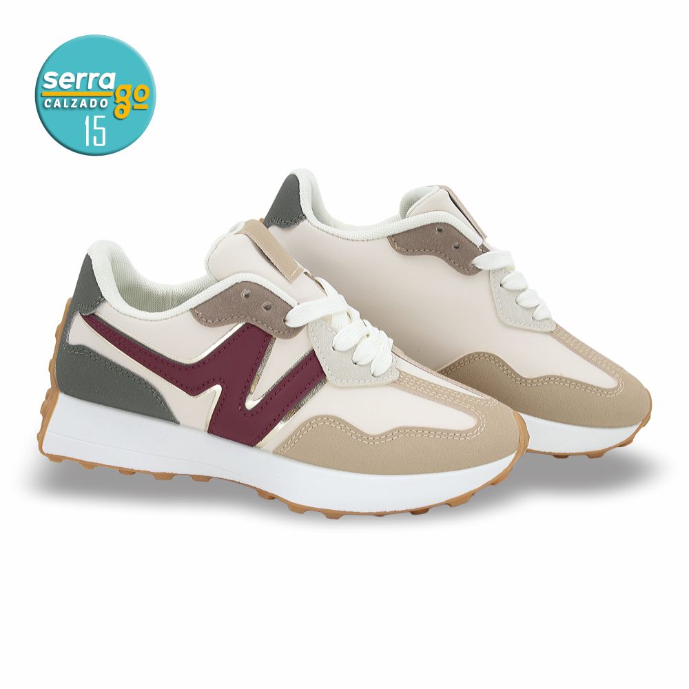 CALZADO URBANO ESTILO 713 COLOR KAKI