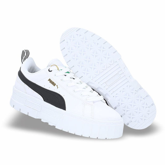 CALZADO URBANO REPLICA PUM CALI COLOR BLANCO NEGRO