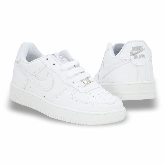 CALZADO URBANO REPLICA NIK AIR FORCE 1 L20-1 COLOR BLANCO TOTAL