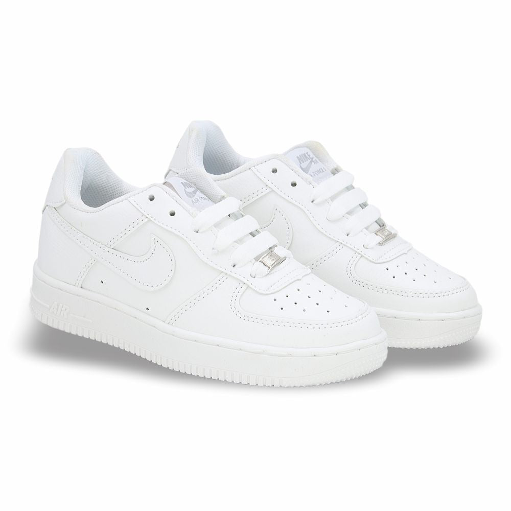 CALZADO URBANO REPLICA NIK AIR FORCE 1 L20-1 COLOR BLANCO TOTAL
