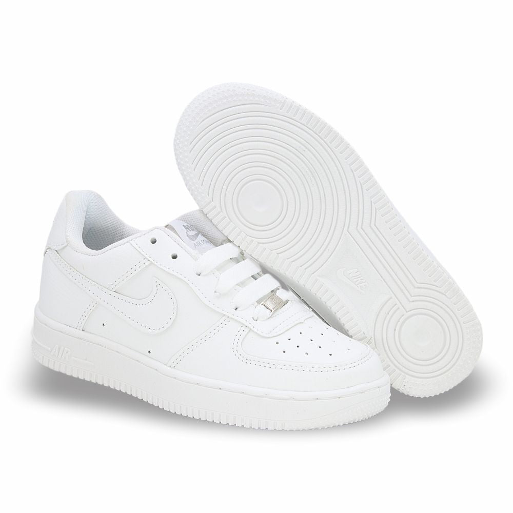 CALZADO URBANO REPLICA NIK AIR FORCE 1 L20-1 COLOR BLANCO TOTAL