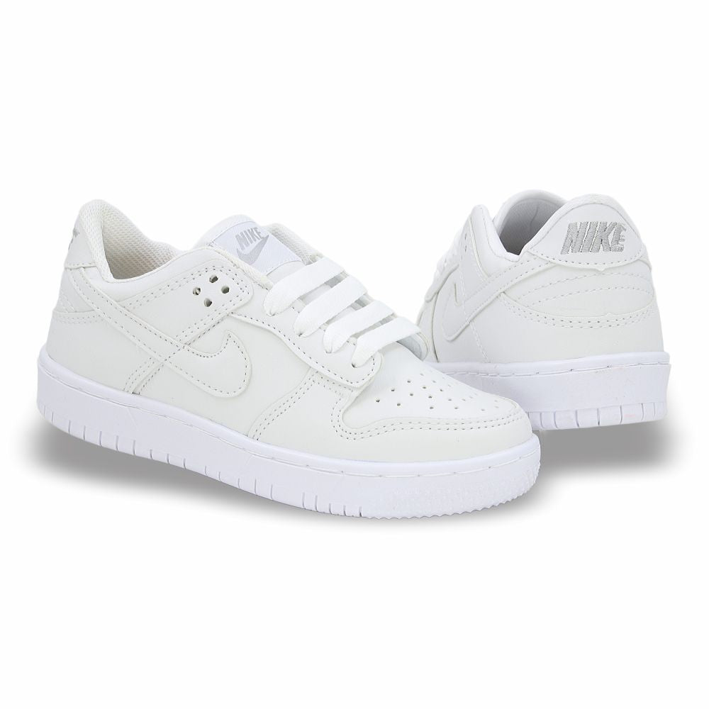 CALZADO URBANO REPLICA NIK DUNKC L20-1 COLOR BLANCO BLANCO