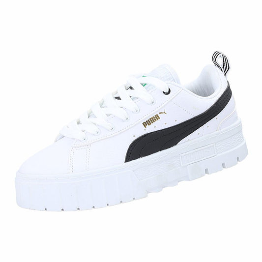 CALZADO URBANO REPLICA PUM CALI COLOR BLANCO NEGRO