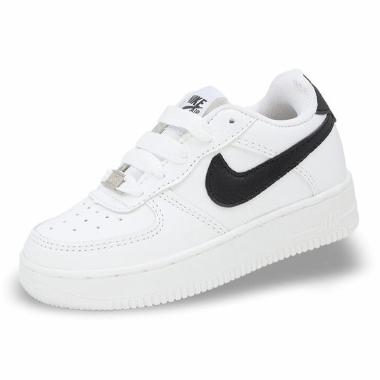 CALZADO URBANO REPLICA NIK AIR FORCE 1 L20 COLOR BLANCO NEGRO