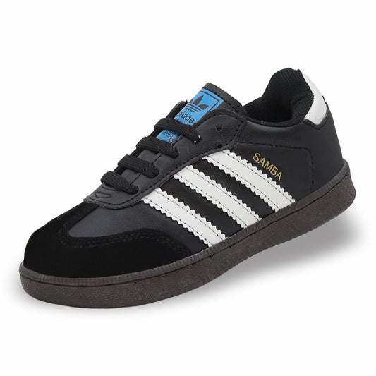 CALZADO URBANO MOD. SAMBAC L21 REPLICA ADID SAMBA COLOR NEGRO BLANCO