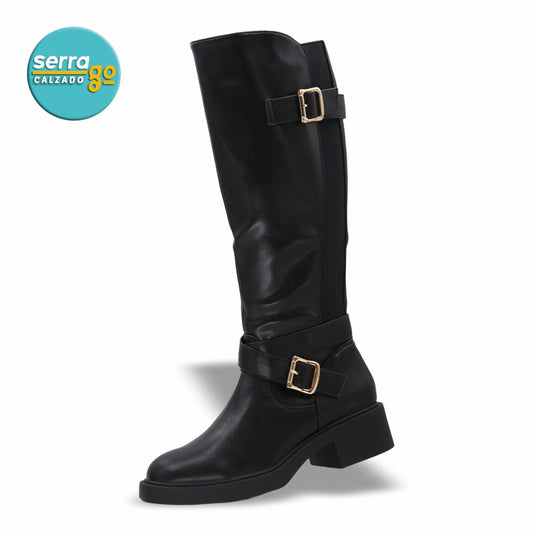 BOTA  DAMA ESTILO JO-02 COLOR NEGRO