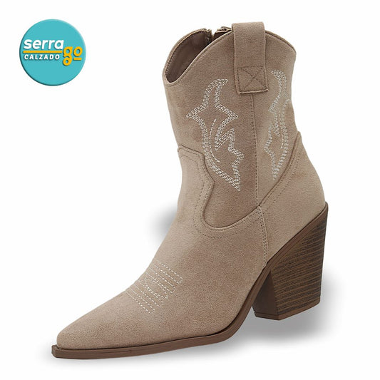 BOTA CAÑA MEDIA DAMA ESTILO 8111 COLOR ARENA
