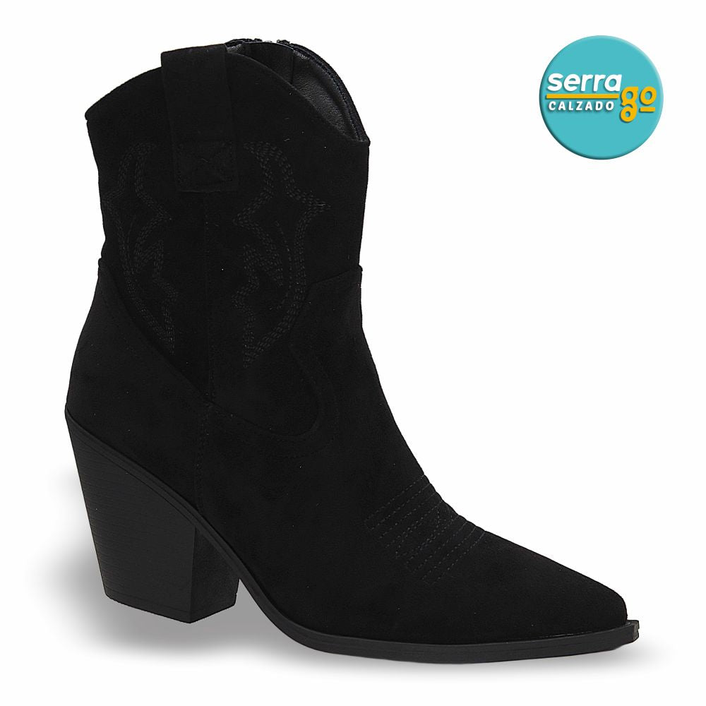 BOTA CAÑA MEDIA DAMA ESTILO 8111 COLOR NEGRO