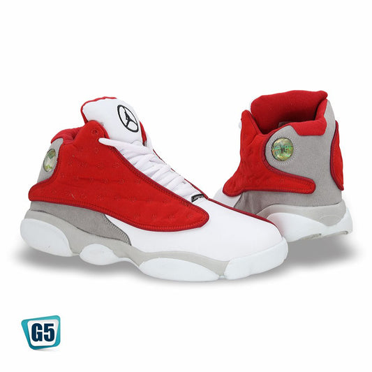 CALZADO URBANO REPLICA JORDAN RETRO R13YM COLOR GYM RED