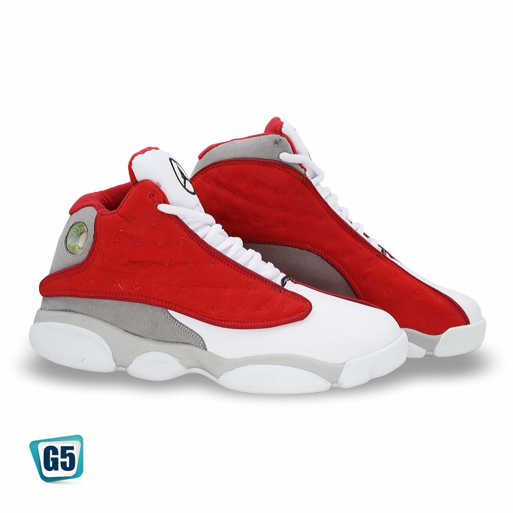 CALZADO URBANO REPLICA JORDAN RETRO R13YM COLOR GYM RED