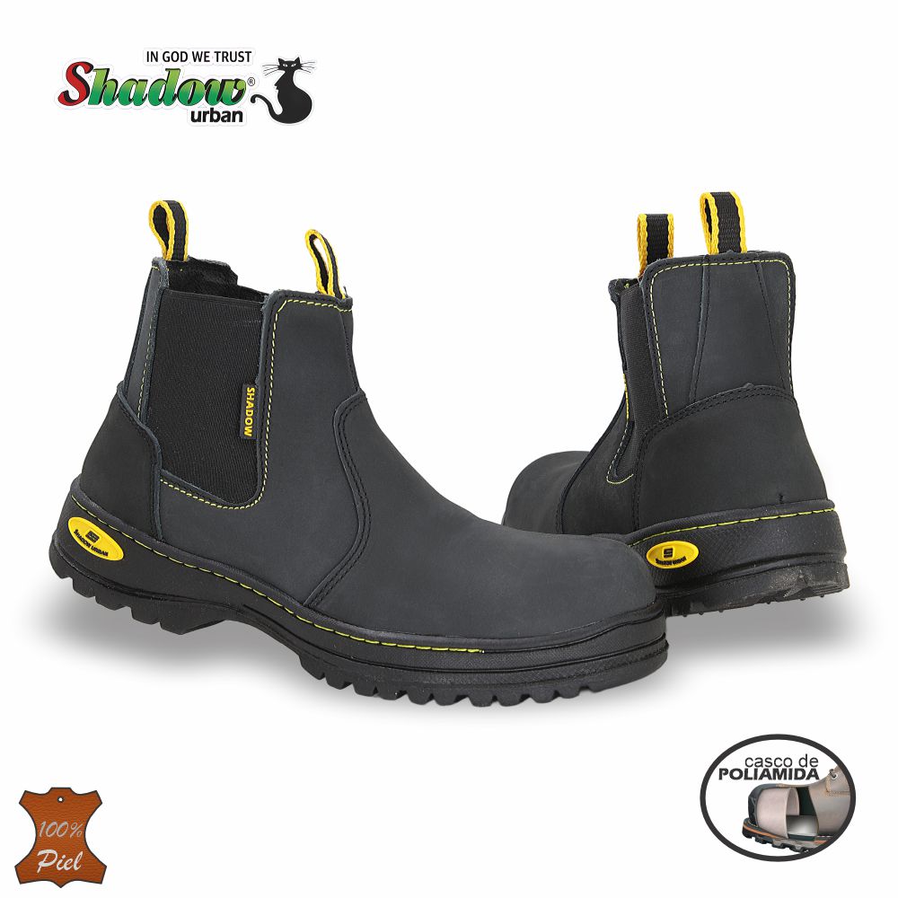 CALZADO DE SEGURIDAD CASCO POLIAMIDA MODELO 4058 COLOR NOBUCK NEGRO