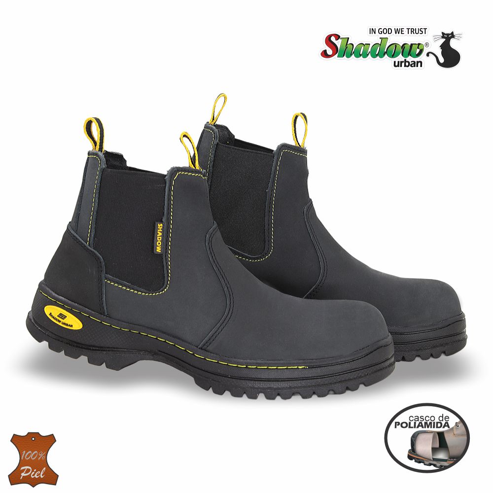 CALZADO DE SEGURIDAD CASCO POLIAMIDA MODELO 4058 COLOR NOBUCK NEGRO