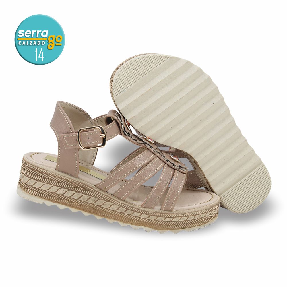SANDALIA INFANTIL ESTILO 317 COLOR MAQUILLAGE
