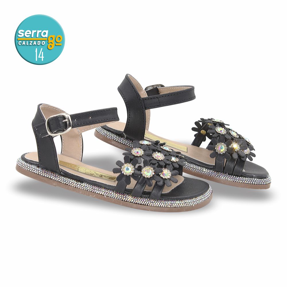 SANDALIA DAMA ESTILO 610 COLOR NEGRO