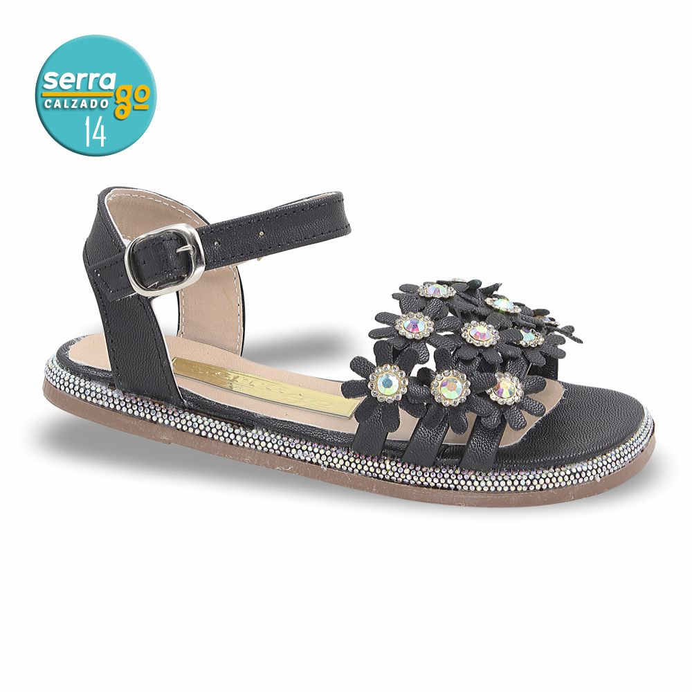 SANDALIA DAMA ESTILO 610 COLOR NEGRO