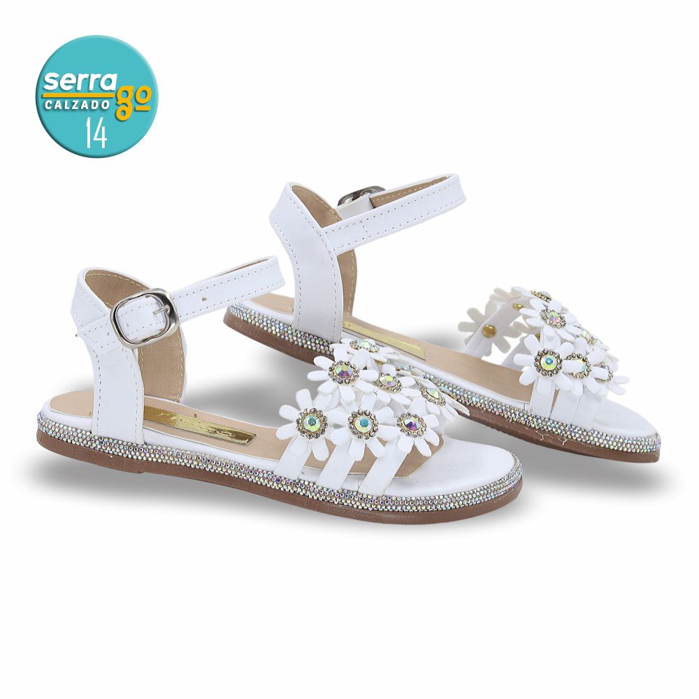 SANDALIA DAMA ESTILO 610 COLOR BLANCO