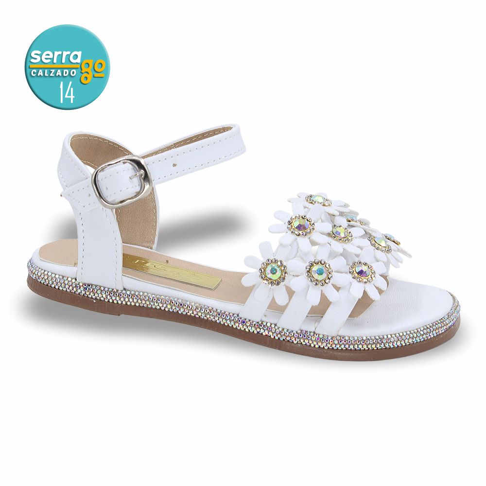 SANDALIA DAMA ESTILO 610 COLOR BLANCO