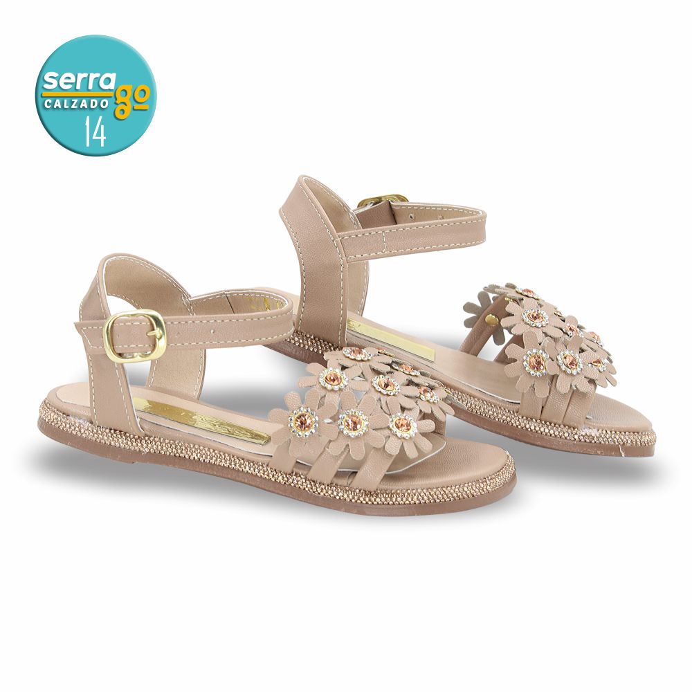 SANDALIA INFANTIL ESTILO 610 COLOR MAQUILLAGE