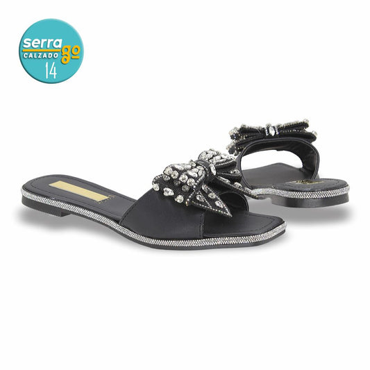 SANDALIA FLAT MOD. 10 COLOR NEGRO