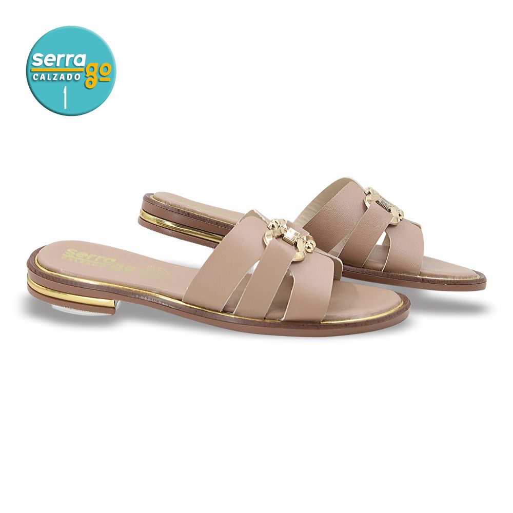 SANDALIA FLAT MOD. 2543 COLOR MAQUILLAGE