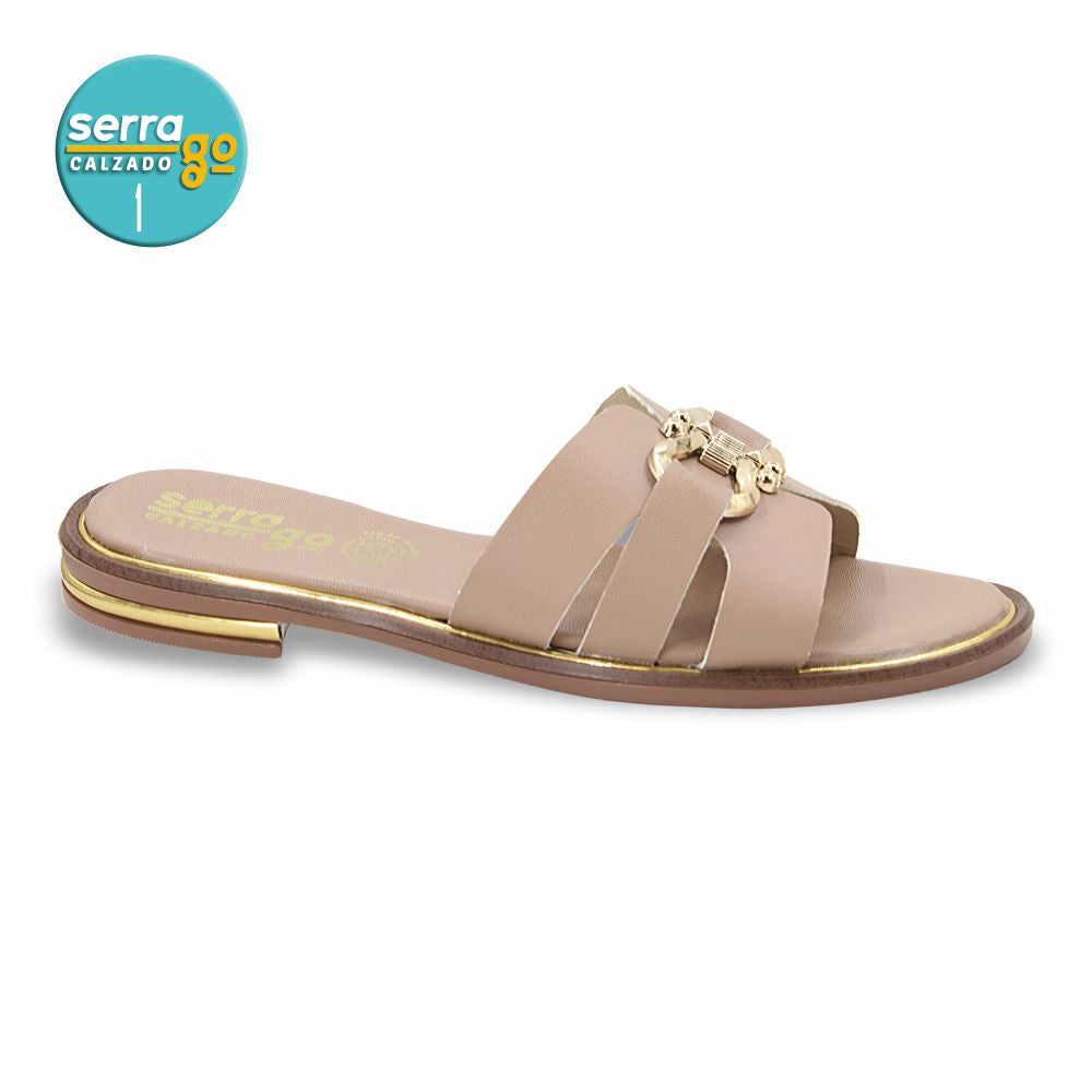 SANDALIA FLAT MOD. 2543 COLOR MAQUILLAGE