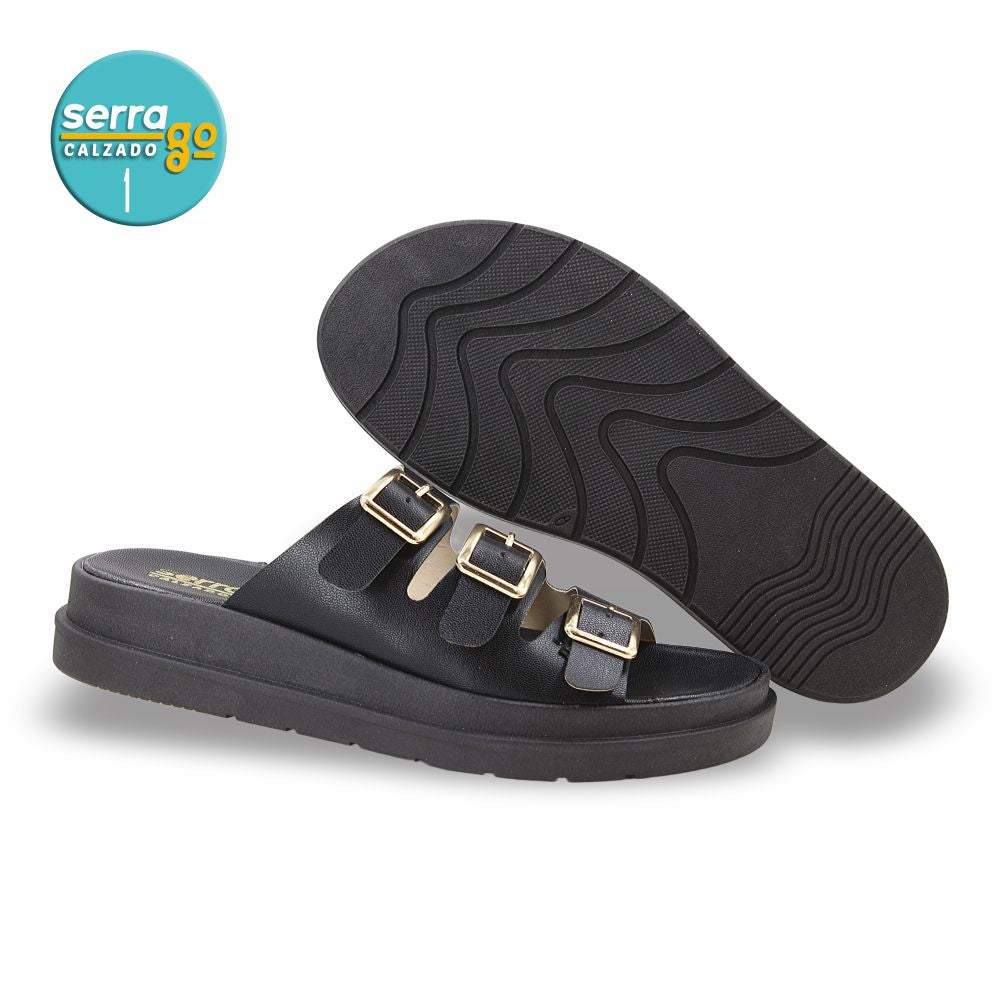 SANDALIA DAMA ESTILO 2503 COLOR NEGRO