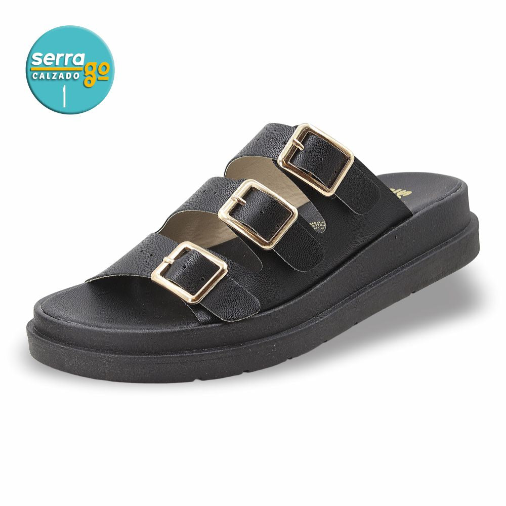 SANDALIA DAMA ESTILO 2503 COLOR NEGRO