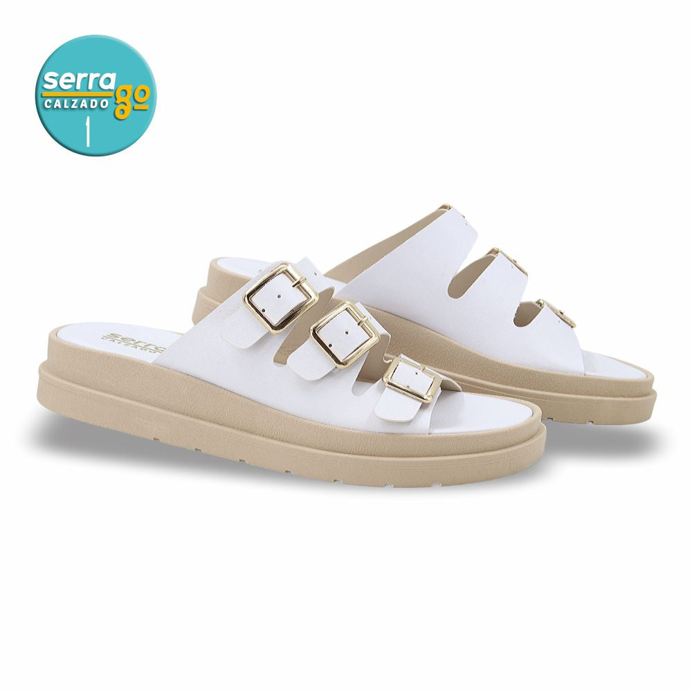 SANDALIA DAMA ESTILO 2503 COLOR BLANCO