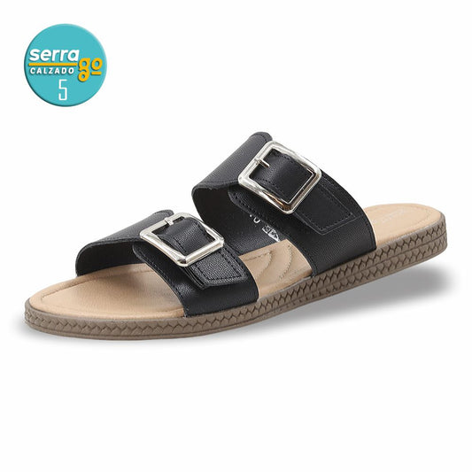 SANDALIA DAMA ESTILO 1210 COLOR NEGRO