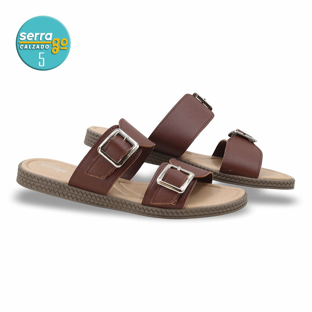 SANDALIA DAMA ESTILO 1210 COLOR COMINO