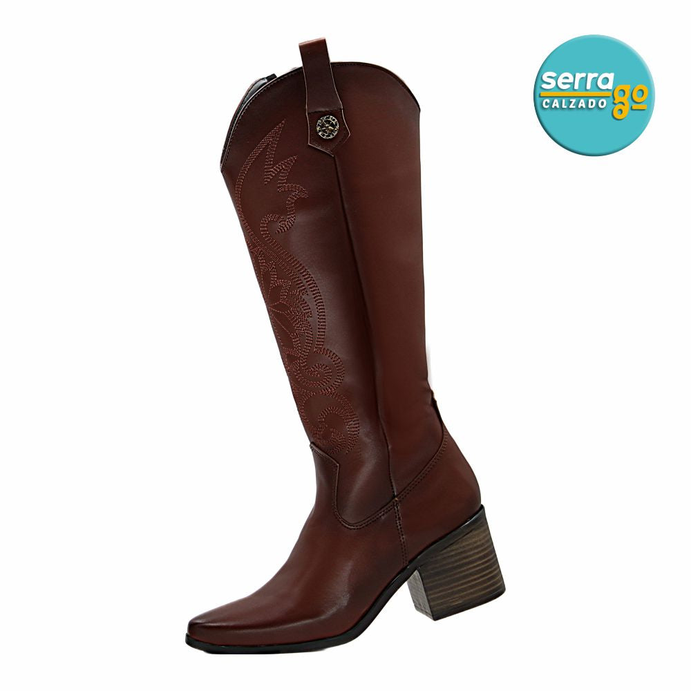 BOTA LARGA DAMA ESTILO ARKANS COLOR TANG