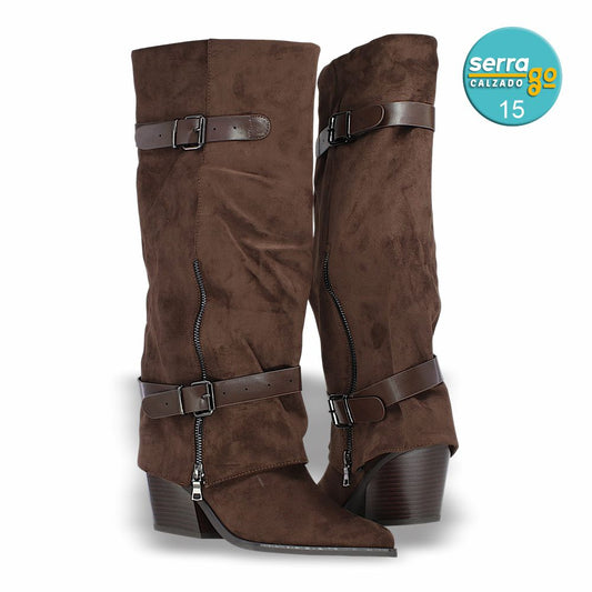 Marca IMPORMODA, Estilo JO-27, Color BUCK CAFE, Corrida 23 - 26.5.