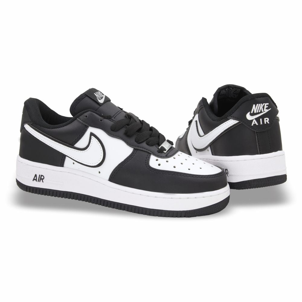 CALZADO URBANO MOD. AF1MA COLOR NEGRO/BLANCO