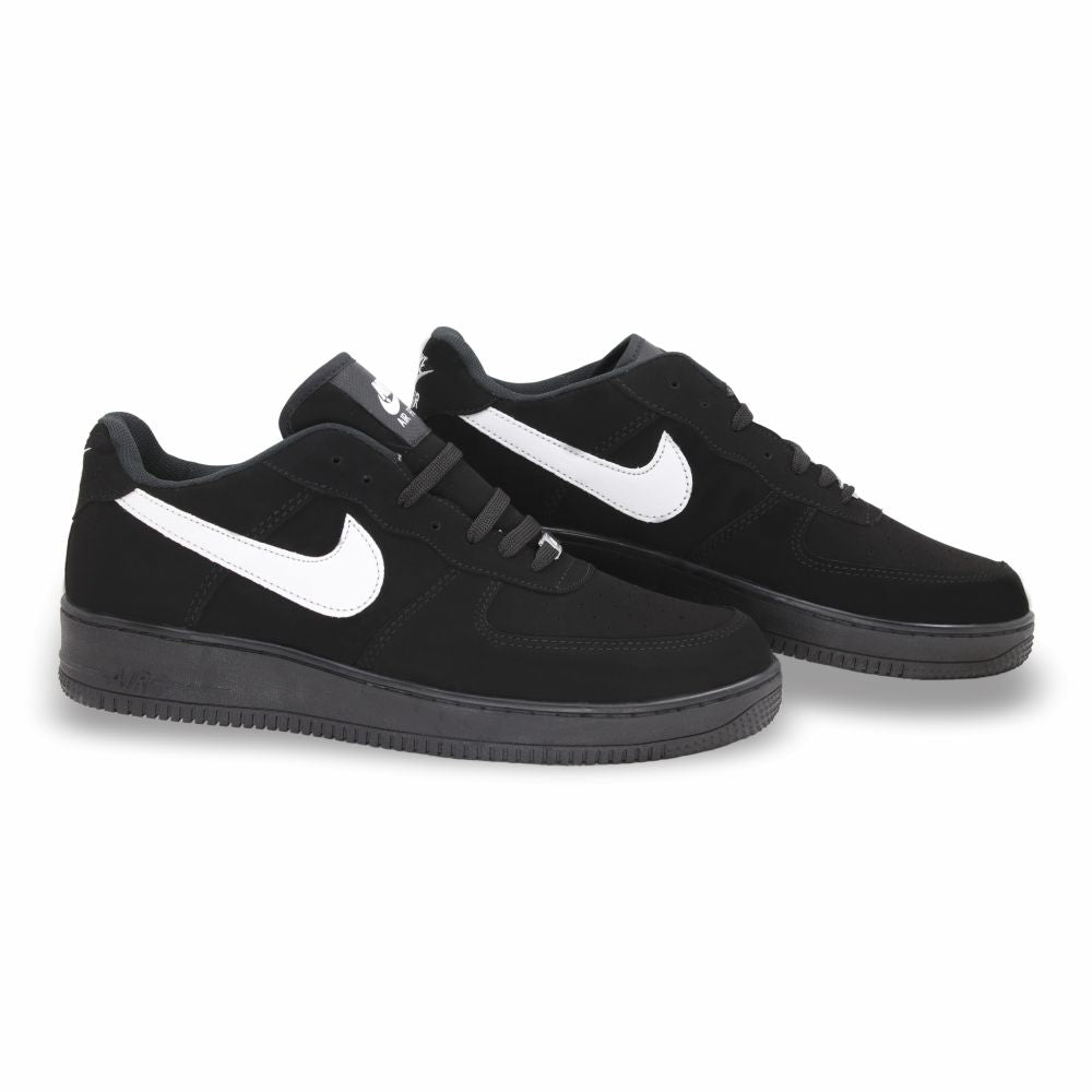 CALZADO URBANO REP NIK AIR FORC 505-1 COLOR NOBUCK NEGRO BLANCO