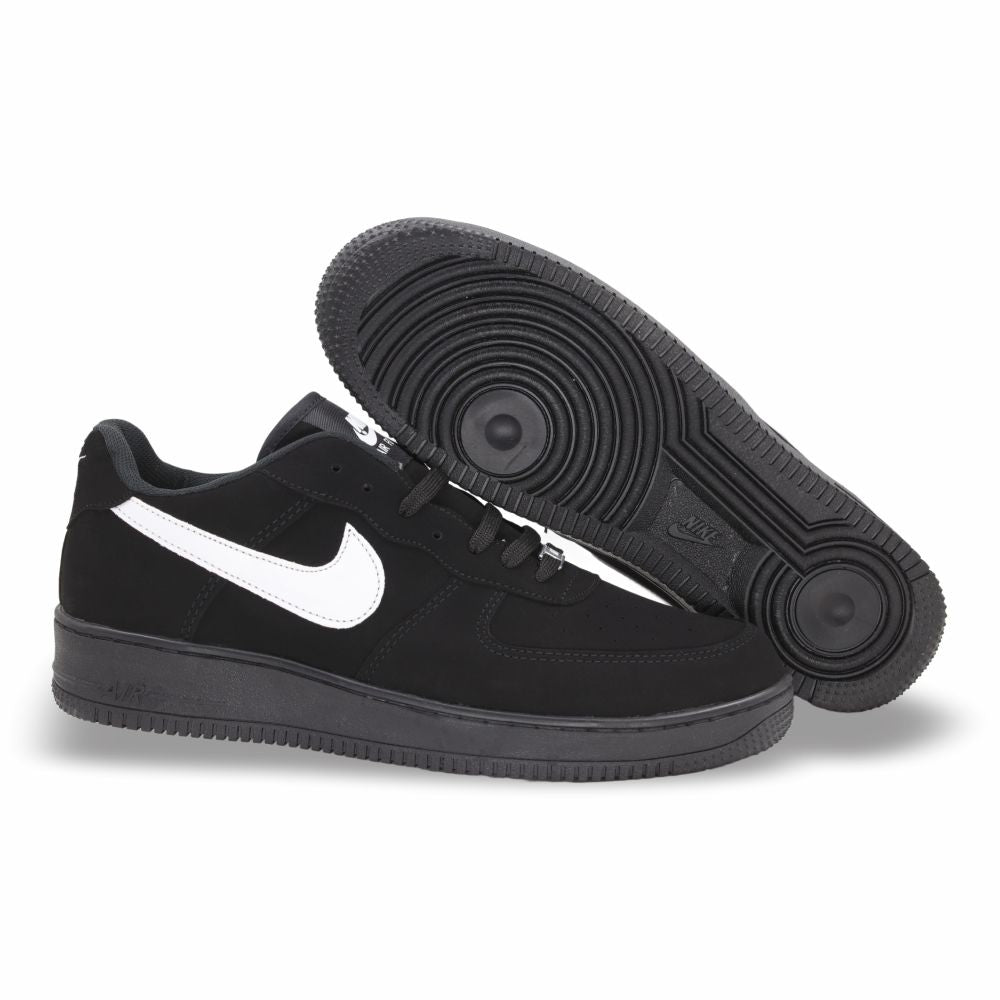 CALZADO URBANO REP NIK AIR FORC 505-1 COLOR NOBUCK NEGRO BLANCO