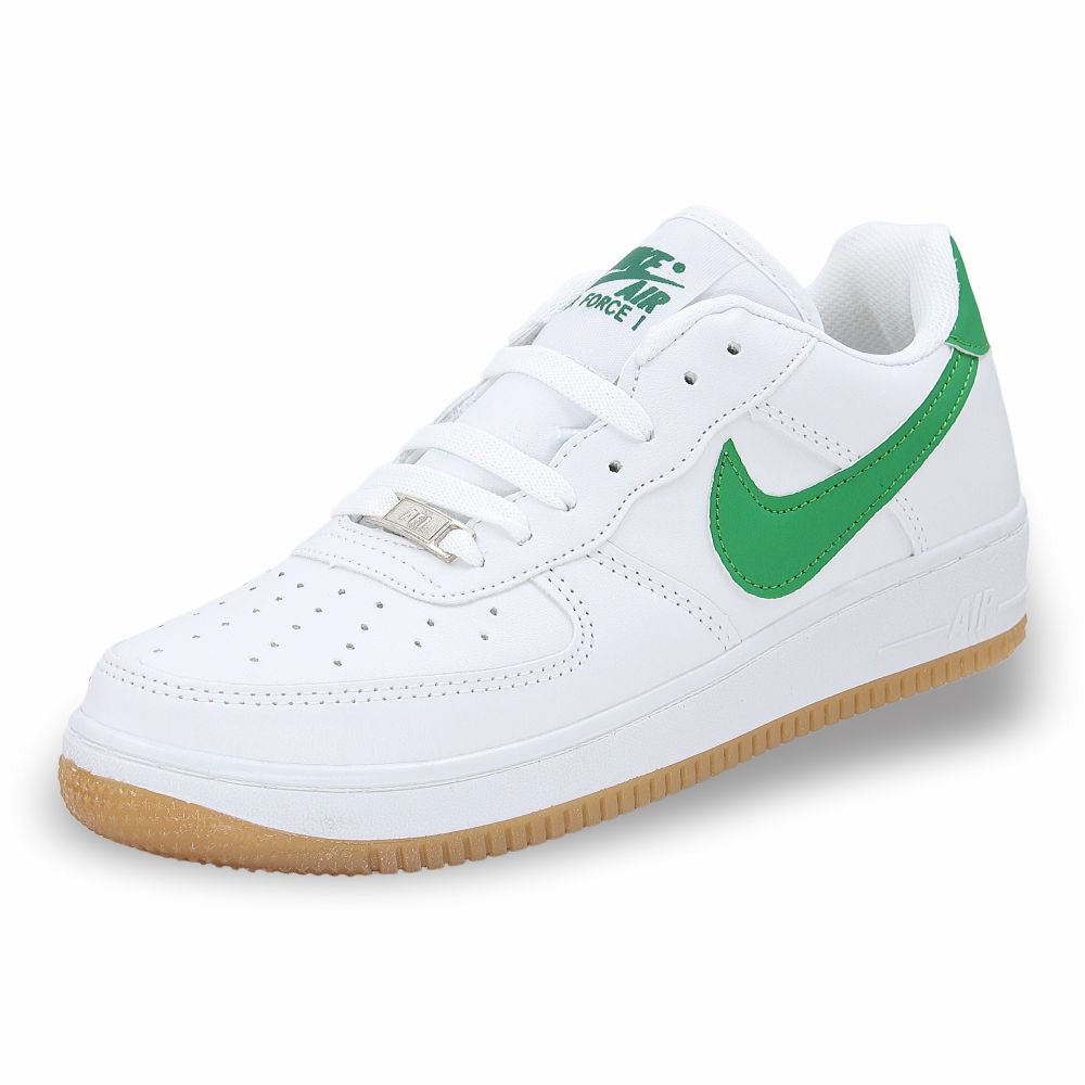 CALZADO URBANO REP NIK AIR FORC 505-11 COLOR BLANCO VERDE