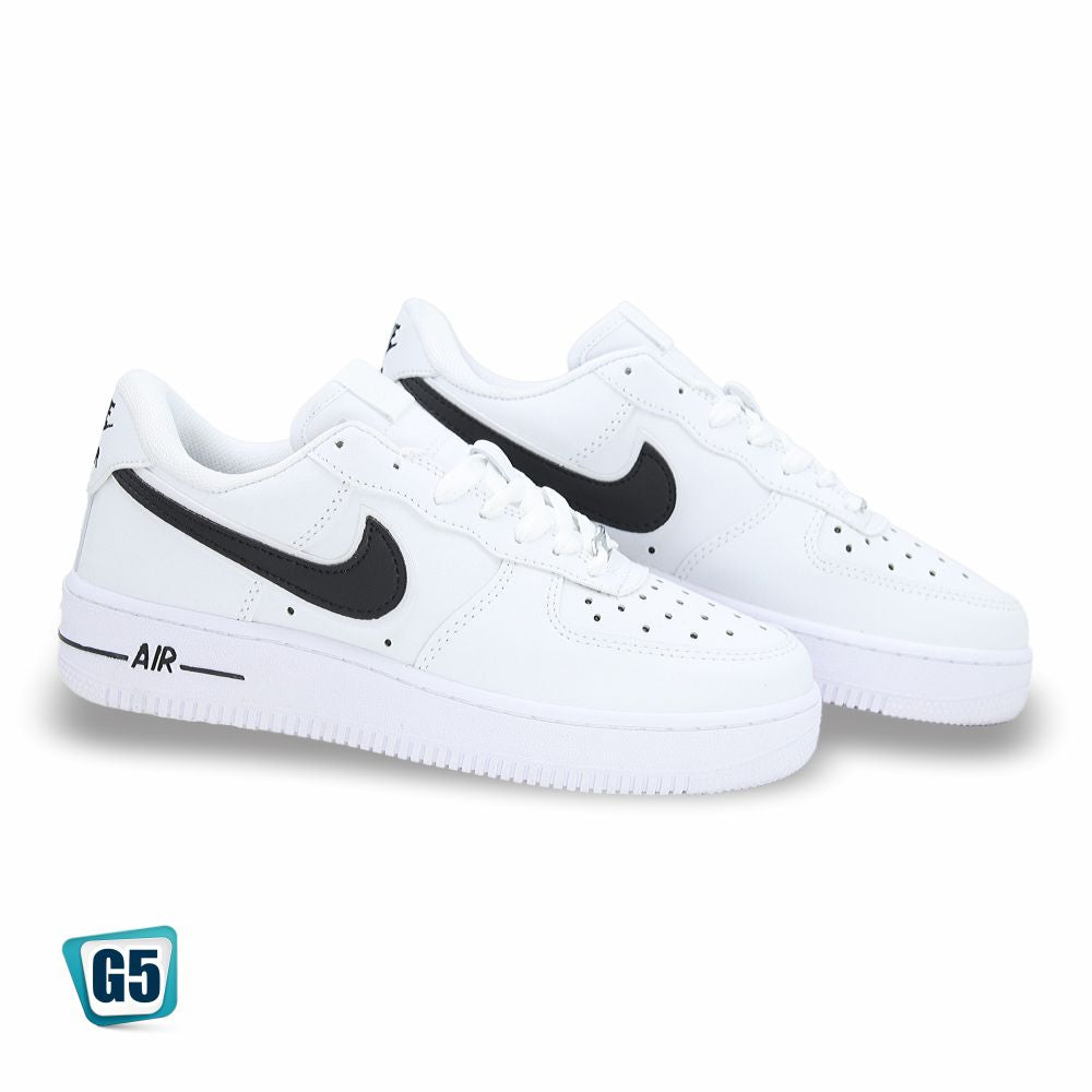 CALZADO URBANO REP NIK AIR FORC AF1MA-6 COLOR BLANCO NEGRO FOOT