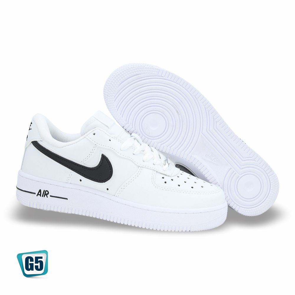 CALZADO URBANO REP NIK AIR FORC AF1MA-6 COLOR BLANCO NEGRO FOOT