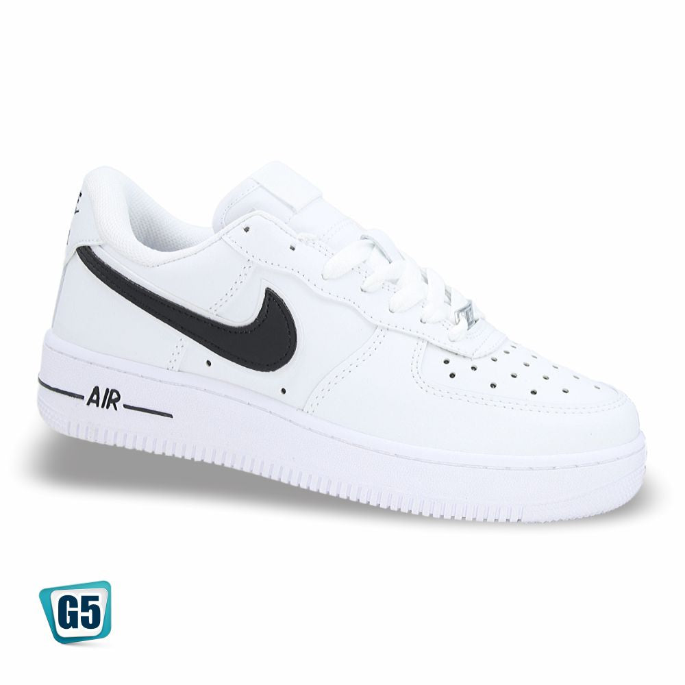 CALZADO URBANO REP NIK AIR FORC AF1MA-6 COLOR BLANCO NEGRO FOOT