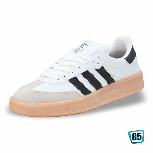 CALZADO URBANO REPLICA SAMBA COLOR BLANCO NEGRO