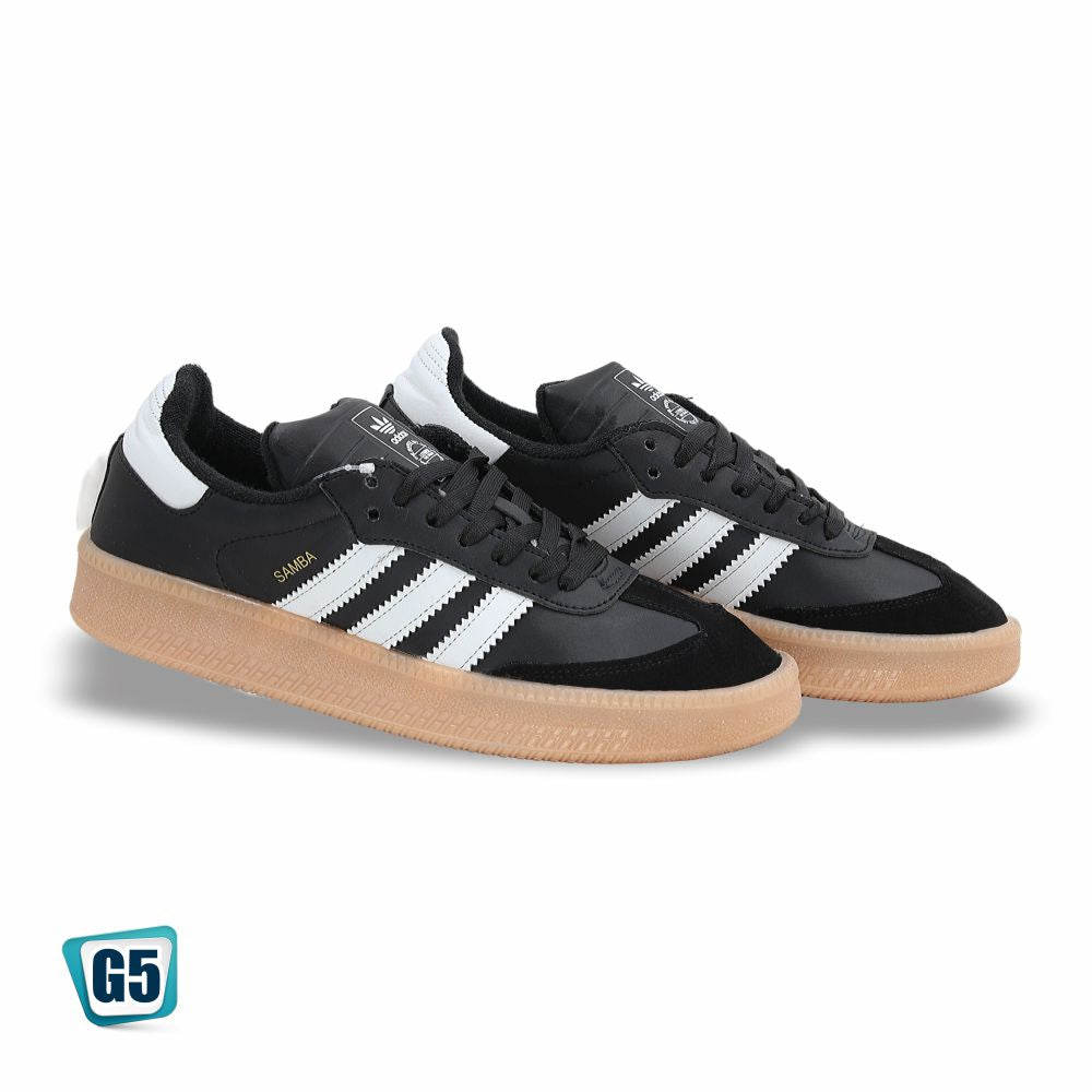 CALZADO URBANO REPLICA SAMBA COLOR NEGRO BLANCO