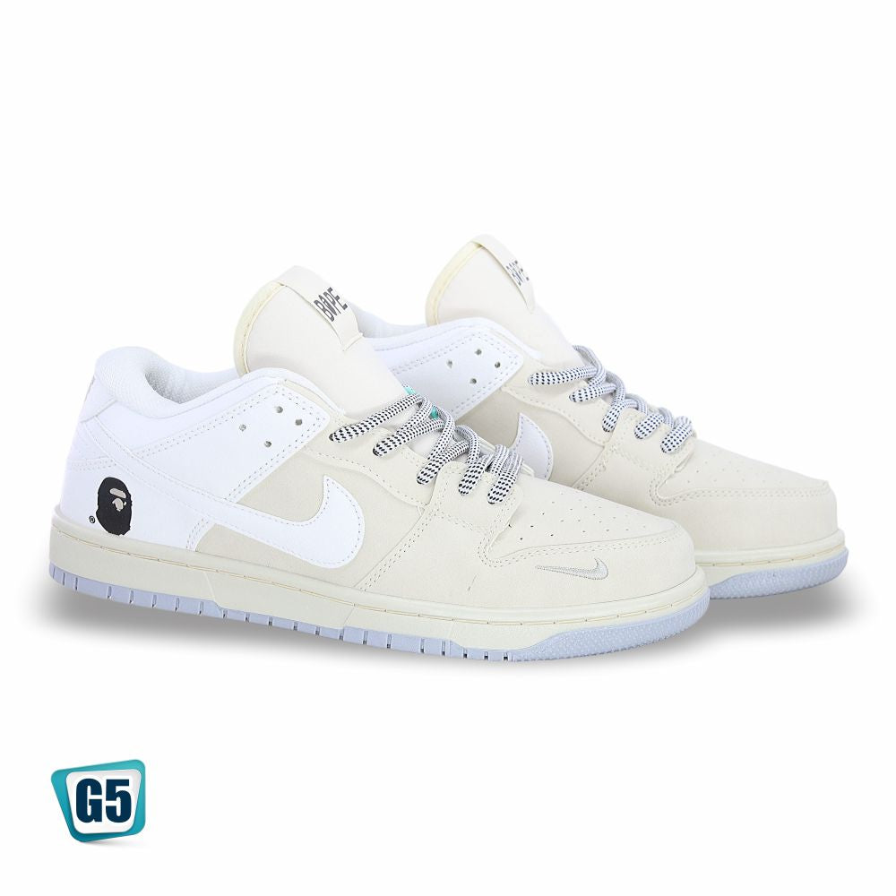 CALZADO URBANO NKE G520, ESTILO DUNKSB, COLOR BAPE, CORRIDA 22 - 24.5.