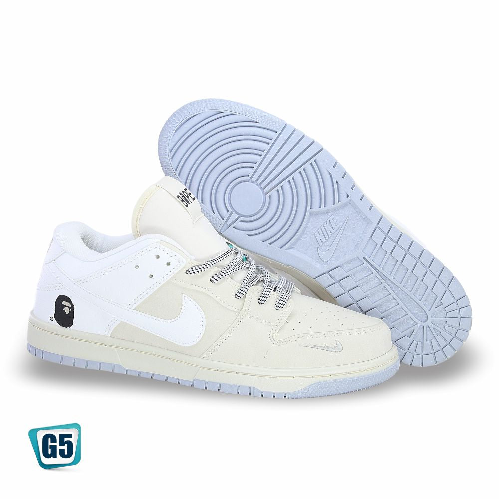 CALZADO URBANO NKE G520, ESTILO DUNKSB, COLOR BAPE, CORRIDA 22 - 24.5.