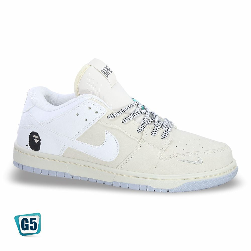 CALZADO URBANO NKE G520, ESTILO DUNKSB, COLOR BAPE, CORRIDA 22 - 24.5.