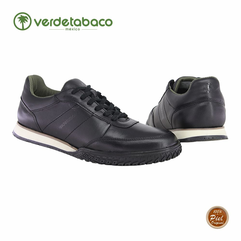 VERDE TABACO, CHOCLO CONFORD PARA CABALLERO, ESTILO 1322, COLOR NEGRO.