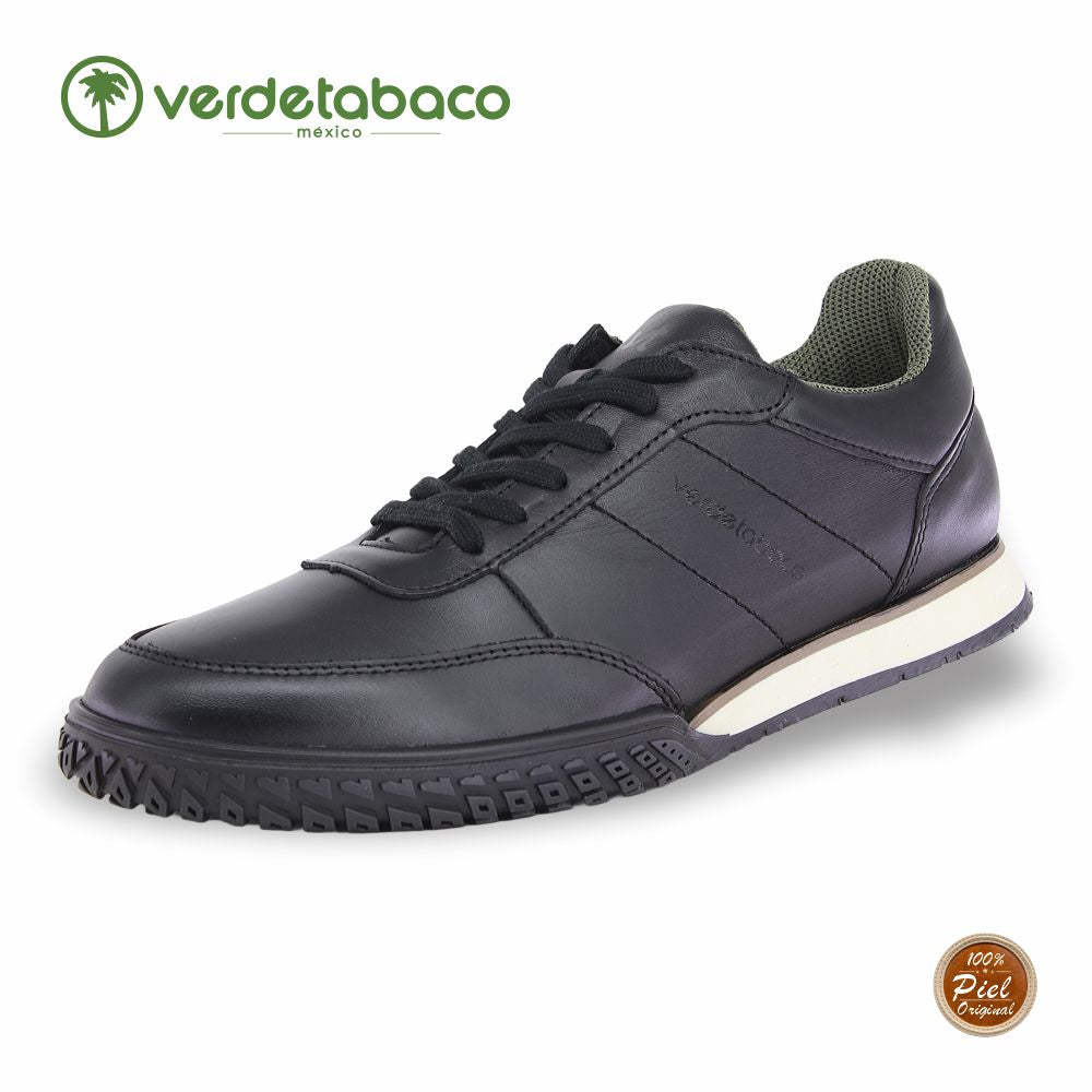 VERDE TABACO, CHOCLO CONFORD PARA CABALLERO, ESTILO 1322, COLOR NEGRO.