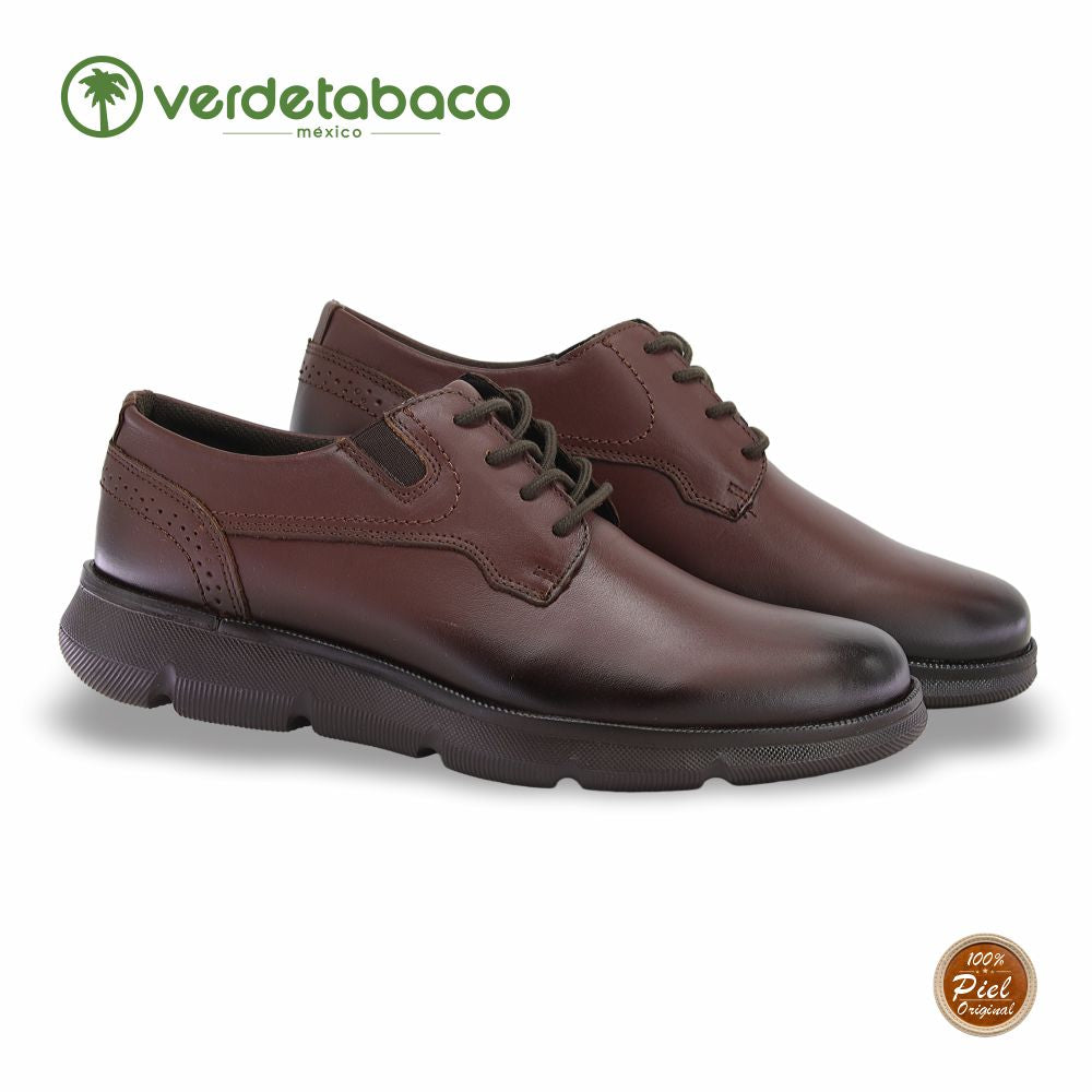 VERDE TABACO, CHOCLO CONFORD PARA CABALLERO, ESTILO 1322, COLOR SHEDRON.