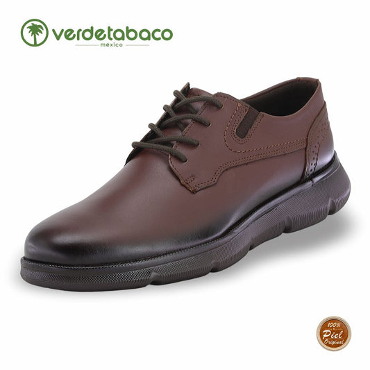 VERDE TABACO, CHOCLO CONFORD PARA CABALLERO, ESTILO 1322, COLOR SHEDRON.