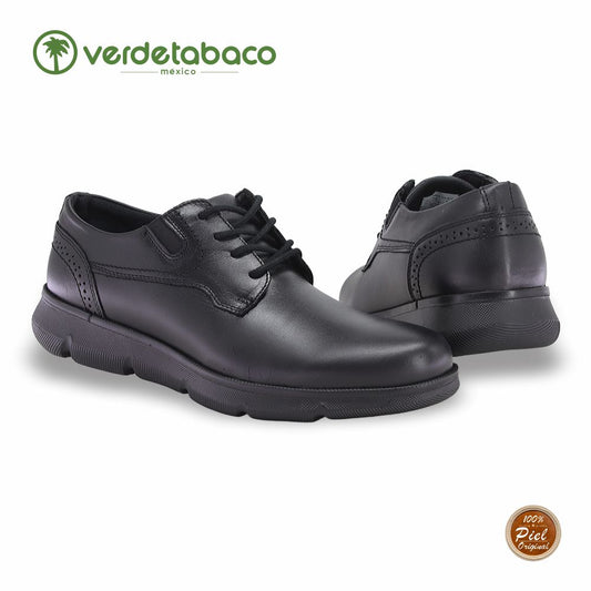 VERDE TABACO, CHOCLO CONFORD PARA CABALLERO, ESTILO 1322, COLOR NEGRO.